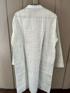 Pure Linen Men’s Kurta,44 Chest And 39” Length