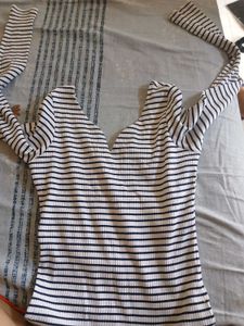 Striped Long Sleeve Top