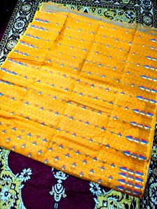 Cotton Jamdani Saree Without Blouse Piece