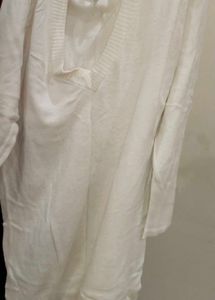Elegant White Tunic Top