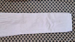 cream colour straight jeans