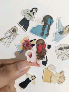 Cute Aesthetic Girl Stickers💗 🎀💙🦋✨️