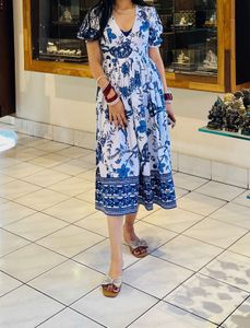 Floral Print Midi Dress