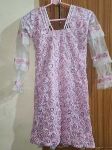 Baby pink Girls' Party Dress