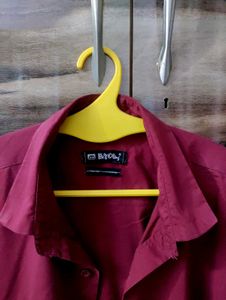 Maroon Casual Shirt