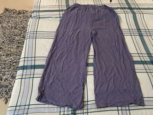 Wide Leg Purple Pants