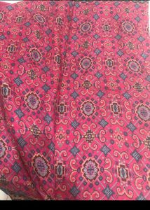 Pink Dress With Shal