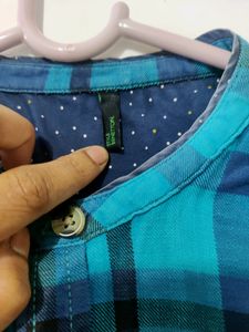 Blue Benetton Shirt