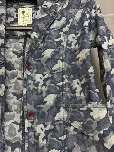 Camo Denim Jacket