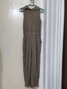 Price Droped Trendy Jumpsuit Olive Green Shade