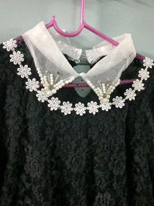 Elegant Black Lace Top
