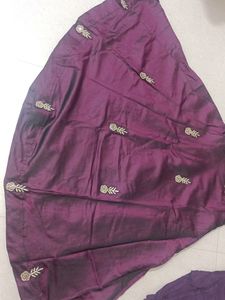 Party Wear New Gown Wine Colour