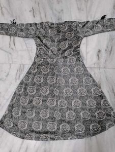 Elegant Floral Print Dress