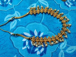 Laxmi Devi|| Artificial Pearl Kamarbandh/Mala