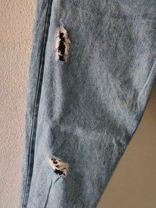 Distressed Denim Jeans