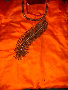 Orange Kurti