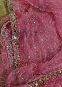 New Saree Pink Color