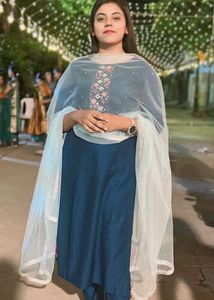 stylist kurti duppatta with bottom