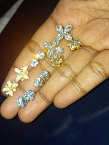 Sparkling Stud Earrings