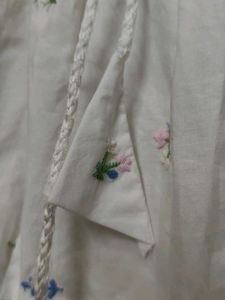 aesthetic Pinterest,White Floral Tiered Skirt,
