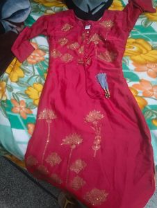Beautiful Maroon Kurta