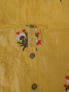 Mustard Yellow Handmade Patiala Suit