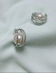 Pearl Hoop Earrings