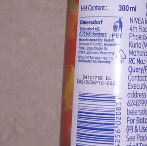 set of conditioner and Nivea Apricot bodywah