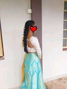 Unique Ethnic Lehenga Set (Without Golden Dupatta)