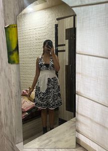 Floral White Dress