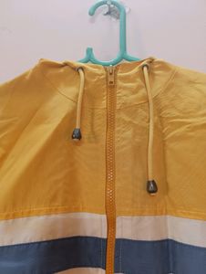 Color Block Wind Shield Jacket