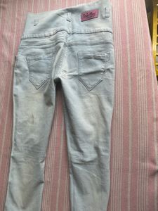 High Waisted Denim Jeans