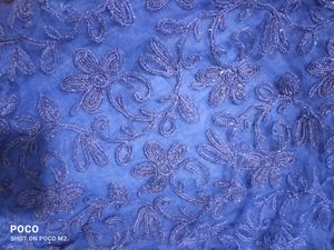Heavy Flare Blue Indo Western