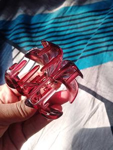 Red Flower Hair Clip