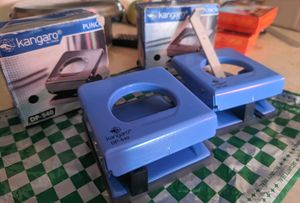 Kangaro DP-540 Paper Punch In Light Blue Color (punching machine)