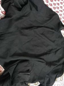 Black Button-Down Blouse