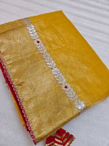 Elegant Yellow Saree