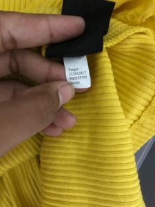 Who What Wear Yellow Top