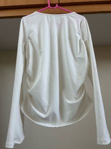 Newme Bell Sleeve Ruched Crop Top - XL