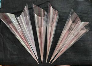 24 Clear Cone Sleeves