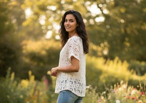 cute Lace Top for women 🩷🌸