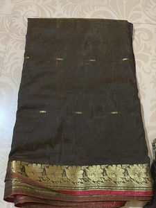 Elegant Brown Saree