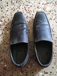 Black Leather Loafers