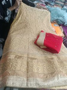 Gold Embroidered Lehenga Choli