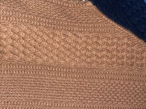 Brown Knit Sweater Vest