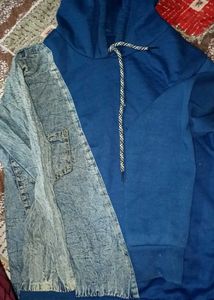 Unique Two-Tone Hoodie