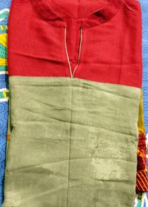 Straight Kurti With Beautiful Print