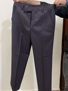 Men 2 Piece Woollen Like New Coat Mauve Colou
