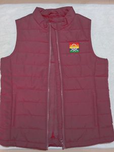 Benetton Maroon Sleeveless Vest