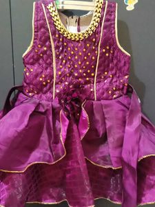 Very Beautiful Frock For Girl.
